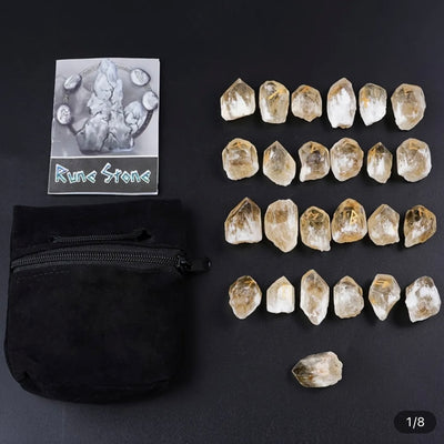 Citrine Rune Stones