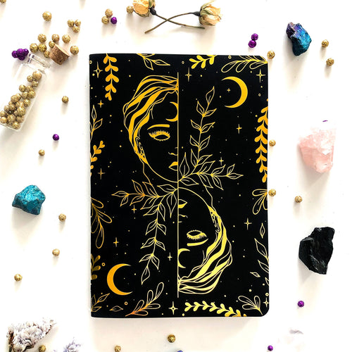 Notebooks Journal with Gold Foil Accent